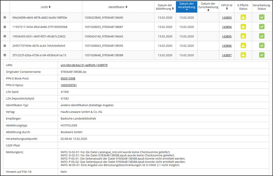 Abb 5 Verwaltungsdatenbank